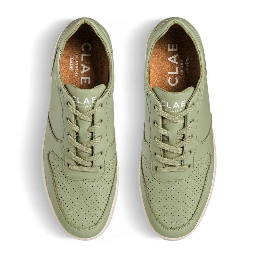 CLAE MALONE CACTUS Shoes Mens USA634-C17 In Sage Light Gum